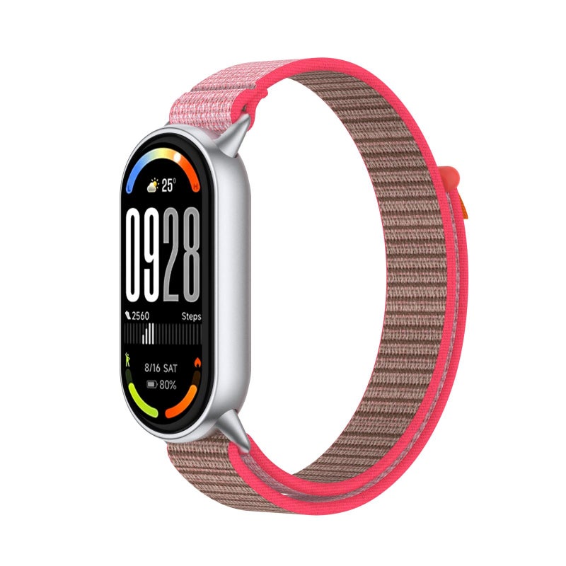 إيروريكس لساعة شاومي الذكية 10 / 9 / 8، سوار ساعة من النايلون بتصميم ذيل وحلقة (نيون) - Image 1