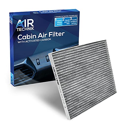 AirTechnik CF11776 Cabin Air Filter w/Activated Carbon | Fits Infiniti JX35 2013, QX60 2014-2020, Nissan Altima 2013-2018, Maxima 2016-2023, Murano 2015-2024, Pathfinder 2013-2020 - 27277-3JC1B - Image 1