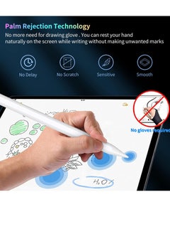 Generic Stylus Pen for iPad 9 & 10th Generation with Palm Rejection, Active Pen Compatible with iPad 10/9/8/7/6th Generation, iPad Air 5/4/3rd Generation, iPad Pro 11 & 12.9 Inch, iPad Mini 6/5th Generation.  - Image 4