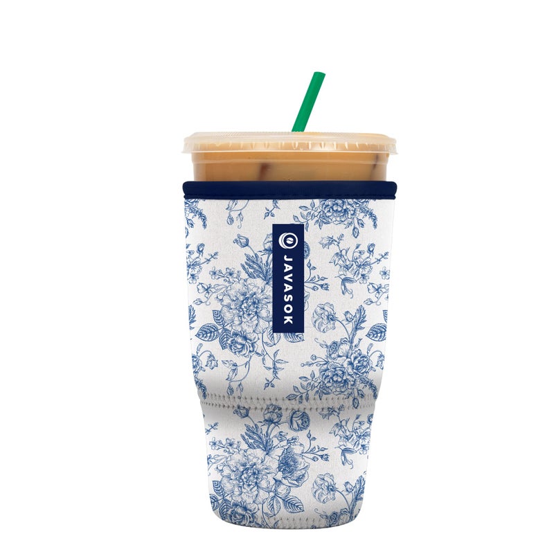 Sok It Java Sok Iced Coffee & Cold Soda Insulated Neoprene Cup Sleeve (Like Fine China  Large: 30-32oz) - Image 1