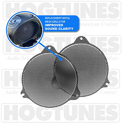 Hogtunes 462F-RM 6.5" Front Speakers with Grills (2 Pack), Fits 2014-Current Harley-Davidson Motorcycles - Image 3