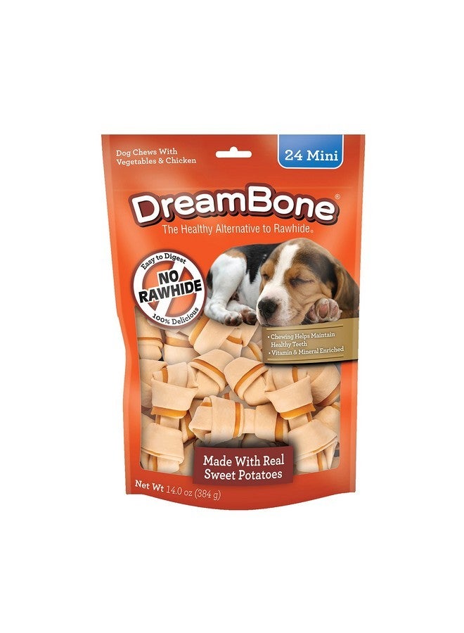DreamBone Sweet Potato Dog Chew (24 Piece/Pack), Mini - Image 1