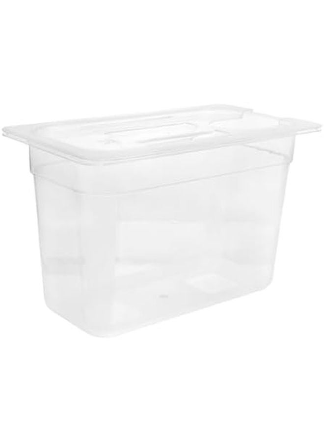 حافظة صغيرة بسعة 6 لتر للطهي البطيء بشفافية وحواف مستديرة، حاوية كبيرة السعة للطهي بدرجة حرارة منخفضة - Image 1