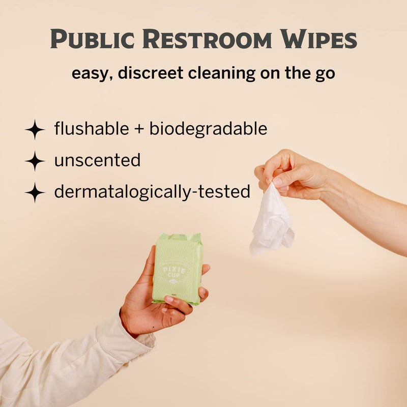 Pixie Cup مجموعة قرص الحيض بيكسي - بدون معادن أو سموم - سيليكون طبي 100% - أفضل مجموعة بدء استخدام قرص الحيض - يزيل مثل السدادة - مثبت أنه يصبح مستخدمًا ناجحًا لقرص الحيض - Image 5