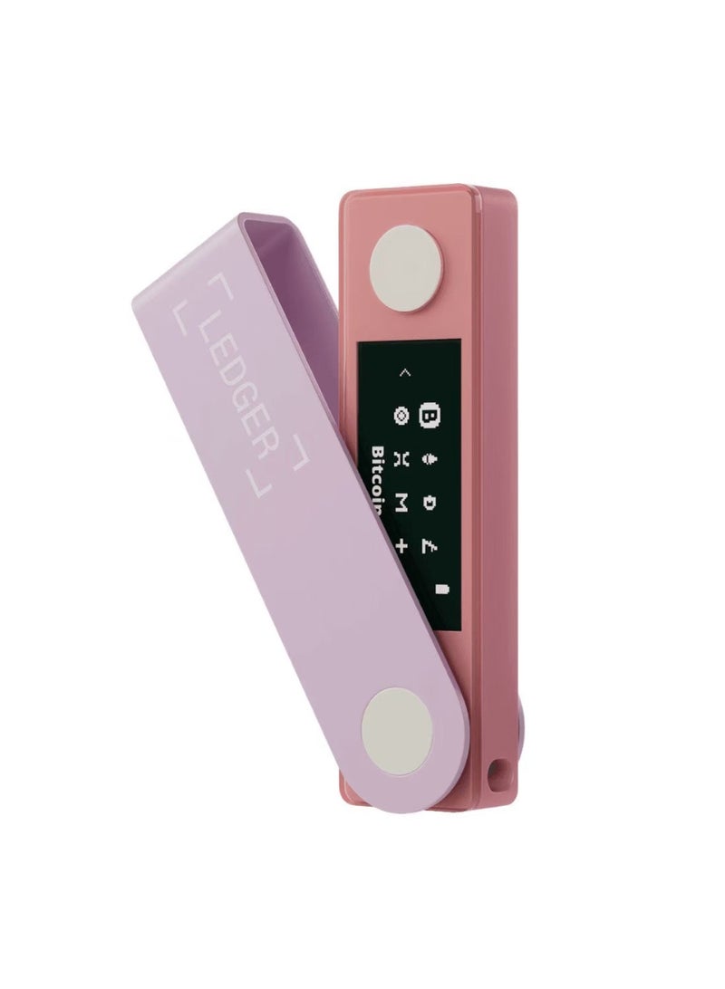 Ledger Nano X Hardware Wallet | Safest Crypto & NFT Cold Storage, Big Screen + Wireless Bluetooth & Type-C Connectivity, 5000+ Coins Supported, for iOS & Android, MacOS & Windows - Amethyst Purple - Image 1