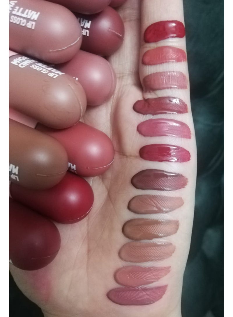 Might Cinema Long lasting matte velvet lipgloss (Might Cinema) 1193-12-piece pack - Image 3