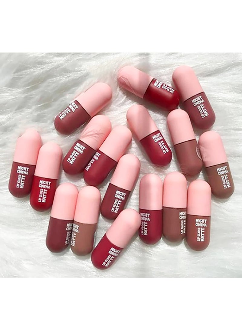 Might Cinema Long lasting matte velvet lipgloss (Might Cinema) 1193-12-piece pack - Image 5