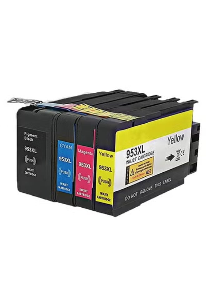 953XL Ink Cartridges Compatible for HP 953XL 953 XL ink, High Yield Compatibles for HP OfficeJet Pro 7720 7730 7740 8210 8218 8710 8715 8718 8720 Printers, 4 Color Pack