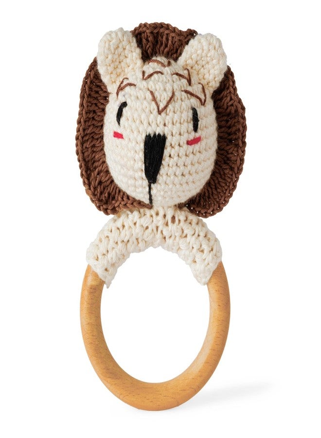 Jim N Jam Adorable Crochet Rattle Toy | Beautiful and Colorful Charactar | Perfect for Babies Playtime (Skin Tone) - Image 1