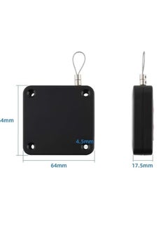 KHAJUL Automatic Sensor Door Closer Punch-Free Multifunctional Door Closer  Easy Installation with Drawstring for All Doors  - Image 2