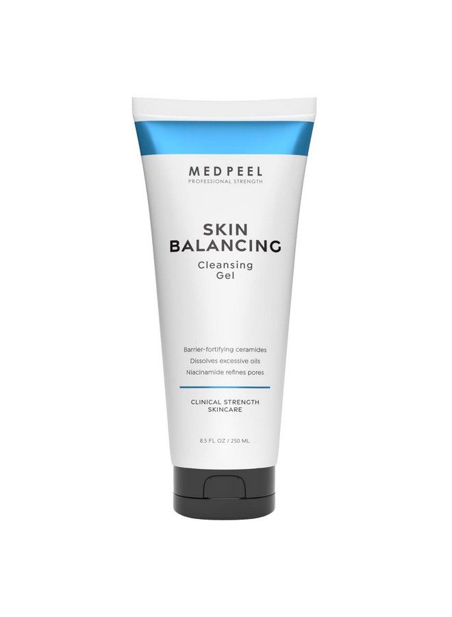 Medpeel جل تنظيف البشرة المتوازن، غسول يومي للوجه للبشرة الدهنية؛ ينظف المسام للحصول على بشرة ناعمة 8.5 أونصة سائلة - Image 1