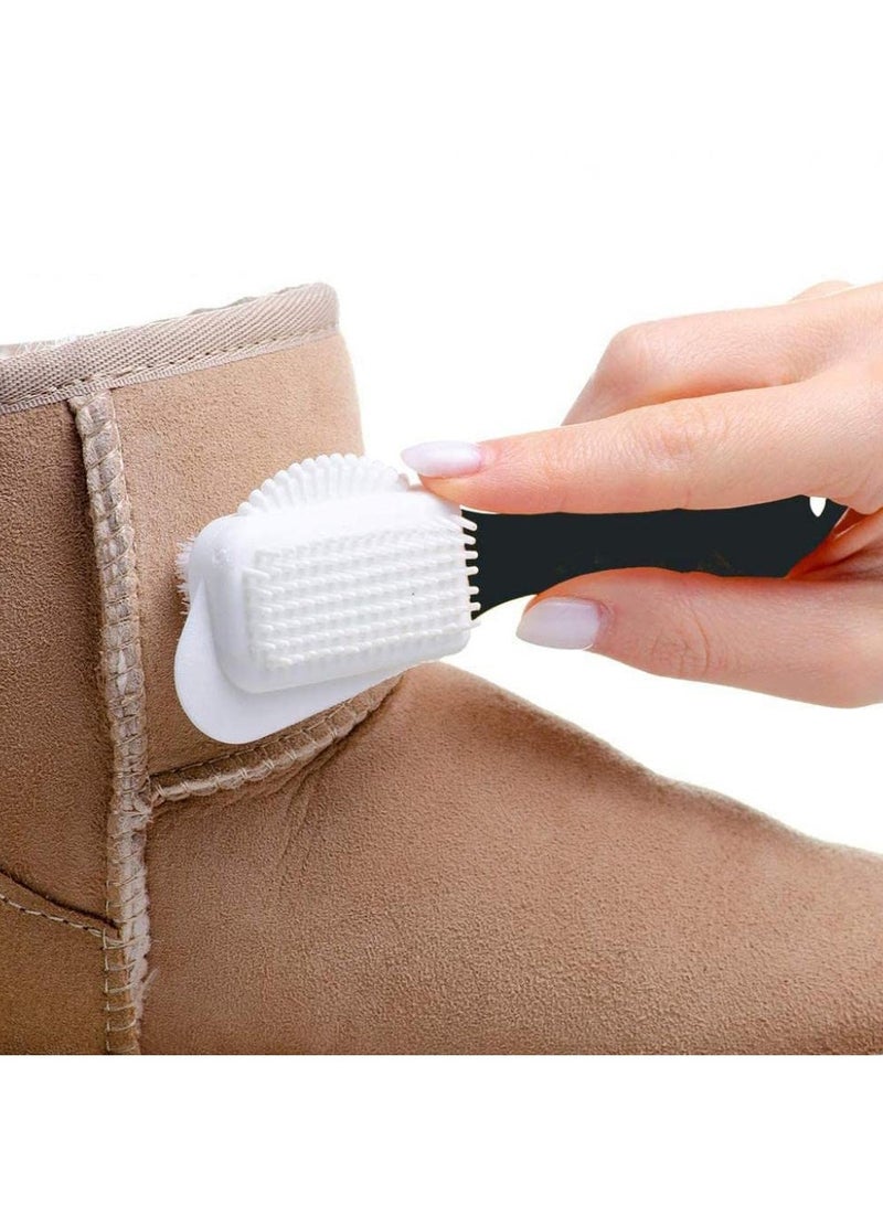 بريجووي 4 طرق لتنظيف فرشاة الجلد مع ممحاة مطاطية , مجموعة فرش تنظيف الأحذية الجلدية للأحذية الجلدية - Image 4