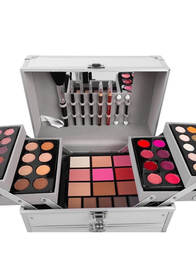 فانتوم سكاي مجموعة مكياج فانتوم سكاي، 132 لونًا، شاملة جميع احتياجاتك، مع علبة هدايا، تتضمن ظلال عيون، كريم إخفاء العيوب، بودرة حواجب، ملمع شفاه، أحمر خدود، وبودرة وجه مضغوطة. - Image 4