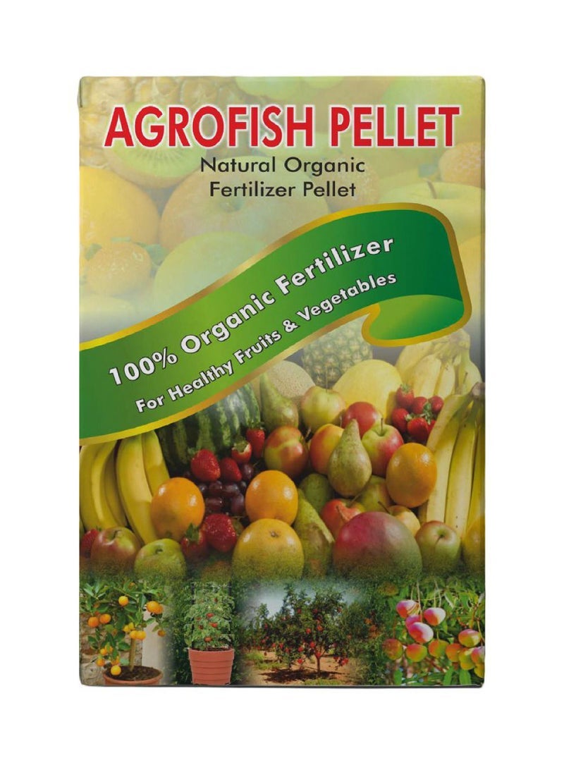 Emirates Biofert Agrofish Pellet Organic Fertilizer for Healthy Fruits and Vegetables, Heat Treated, 100% Natural, 300G - Image 1