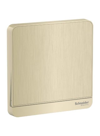Schneider Electric E8331L2_GH AvatarOn Gold  -  One Gang Two Way - Intermediate - 16AX 250V Metal Gold Hairline - pzsku/Z8525D37DA72DFD5E2C0FZ/45/_/1680092014/89045242-216e-43cc-9b69-828fe2276dba