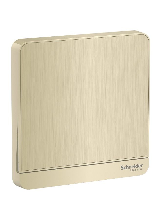 Schneider Electric E8331L2_GH AvatarOn Gold  -  One Gang Two Way - Intermediate - 16AX 250V Metal Gold Hairline