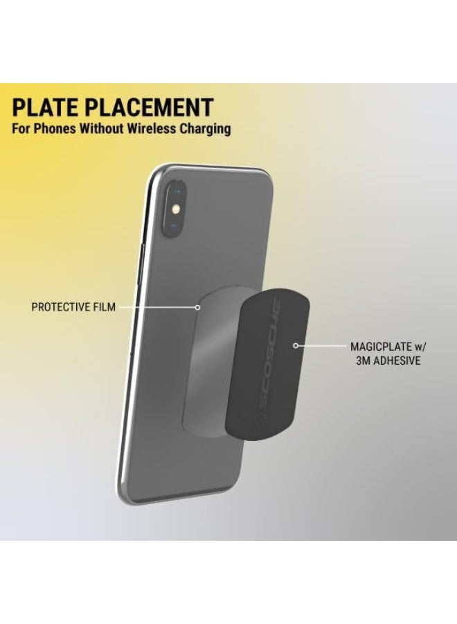 Scosche Scosche MPLT44THK2-BP0 MagicMount Replacement Metal Plate Kit for Phone - Image 5