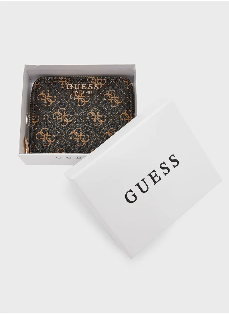 GUESS Laurel Small Zip Around Wallet