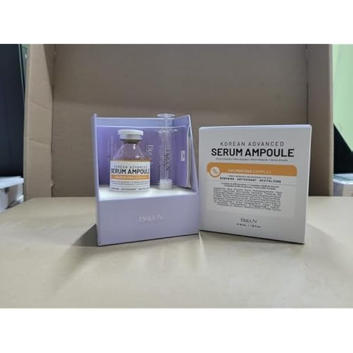 BRÜUN بروون SD - أمبولات التحكم في الحمض النووي للسلمون - سيروم كوري معزز للوجه والجسم للاستخدام مع أو بدون قلم ديرما للعناية بالبشرة 1.18 أونصة سائلة - Image 5