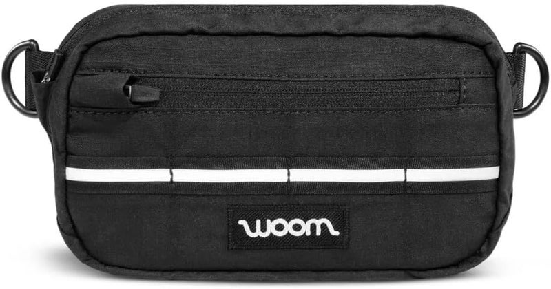 Woom حقيبة مقود الدراجة النارية ووم أميكو النشطة - تخزين أمامي مدمج للأطفال - مقاومة للعوامل الجوية - سوداء - Image 1