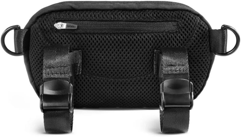 Woom حقيبة مقود الدراجة النارية ووم أميكو النشطة - تخزين أمامي مدمج للأطفال - مقاومة للعوامل الجوية - سوداء - Image 4