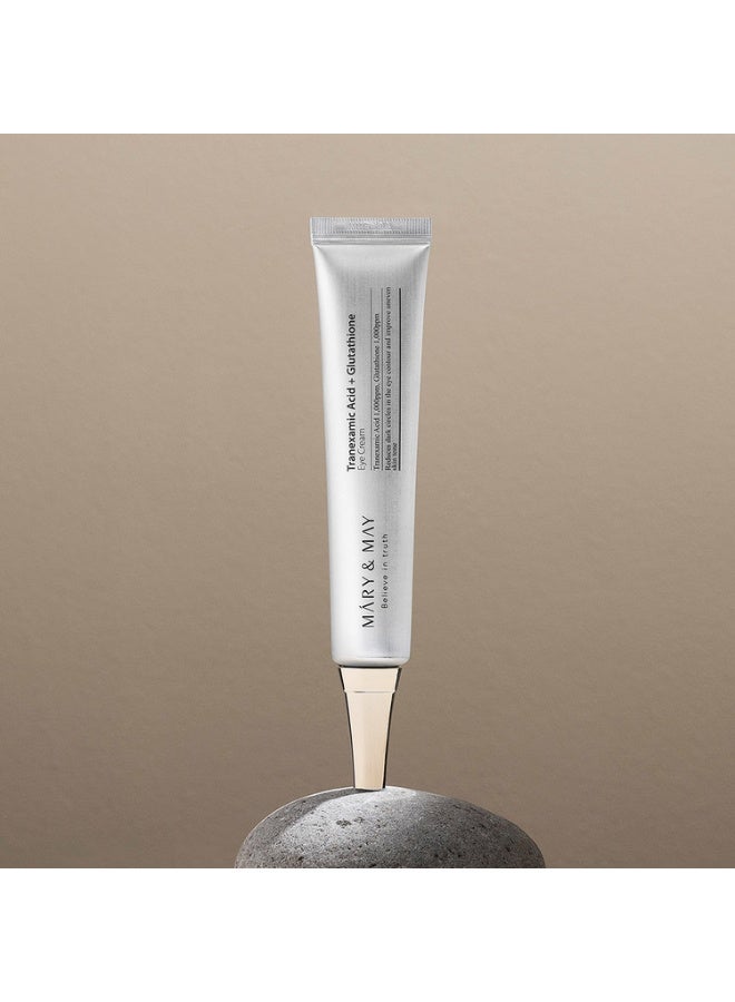 Mary & May  كريم العين من ماري آند ماي بحمض الترانيكساميك والجلوتاثيون 30 جرام - Image 4