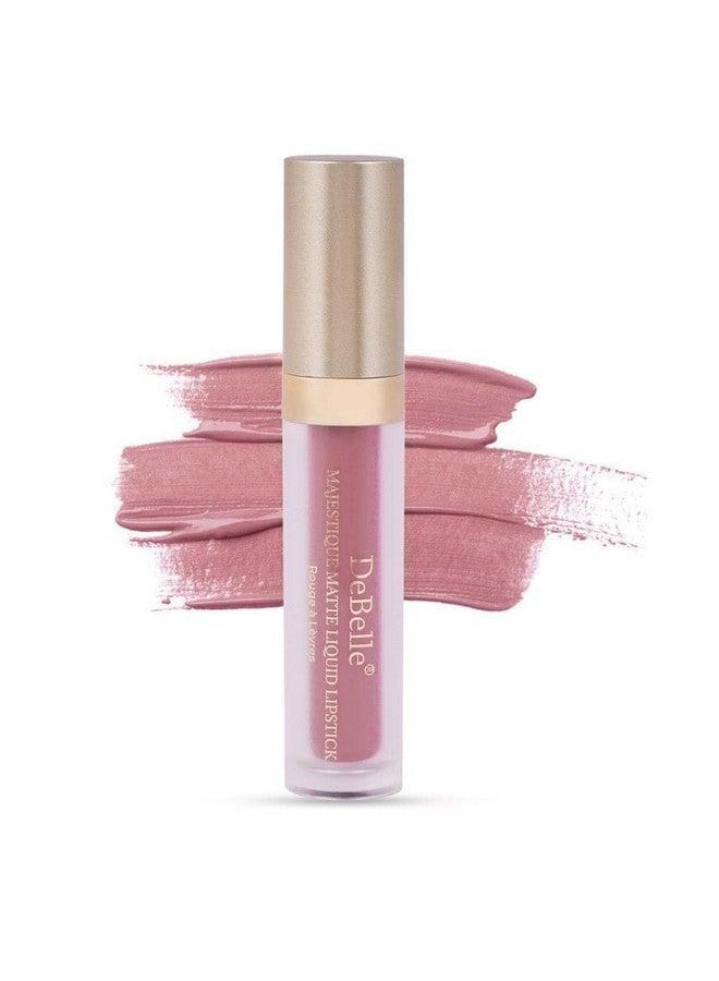 دي بيلي أحمر شفاه سائل غير لامع من Majestique Luscious Louise (وردي سويدي) | غني بحمض الهيالورونيك وزبدة الشيا | مقاوم للتلطخ | يدوم لمدة 7 ساعات | 3.5 مل - Image 1