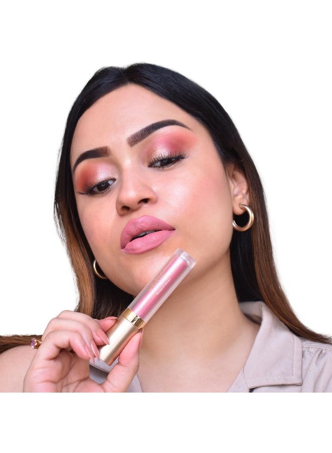 دي بيلي أحمر شفاه سائل غير لامع من Majestique Luscious Louise (وردي سويدي) | غني بحمض الهيالورونيك وزبدة الشيا | مقاوم للتلطخ | يدوم لمدة 7 ساعات | 3.5 مل - Image 3