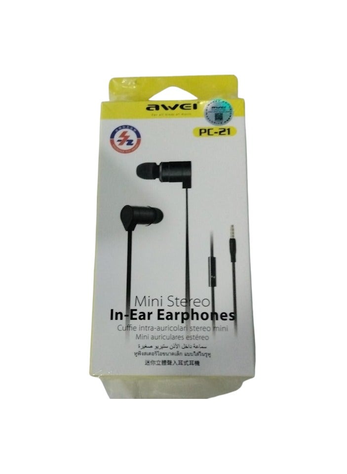 Awei Cuffie intra-auricolari stereo mini Mini auriculares estéreo 