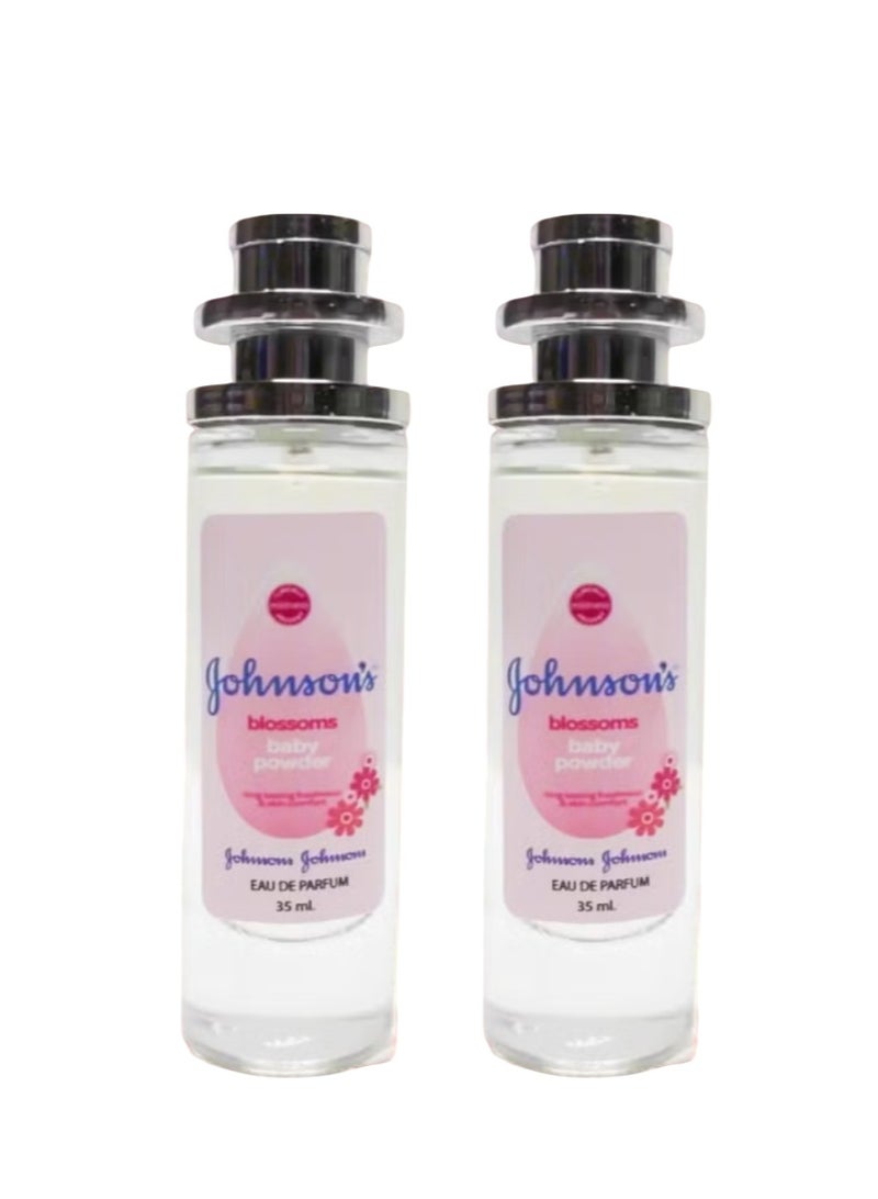 Two Pcs Powder Perfume Blossoms 35 ml