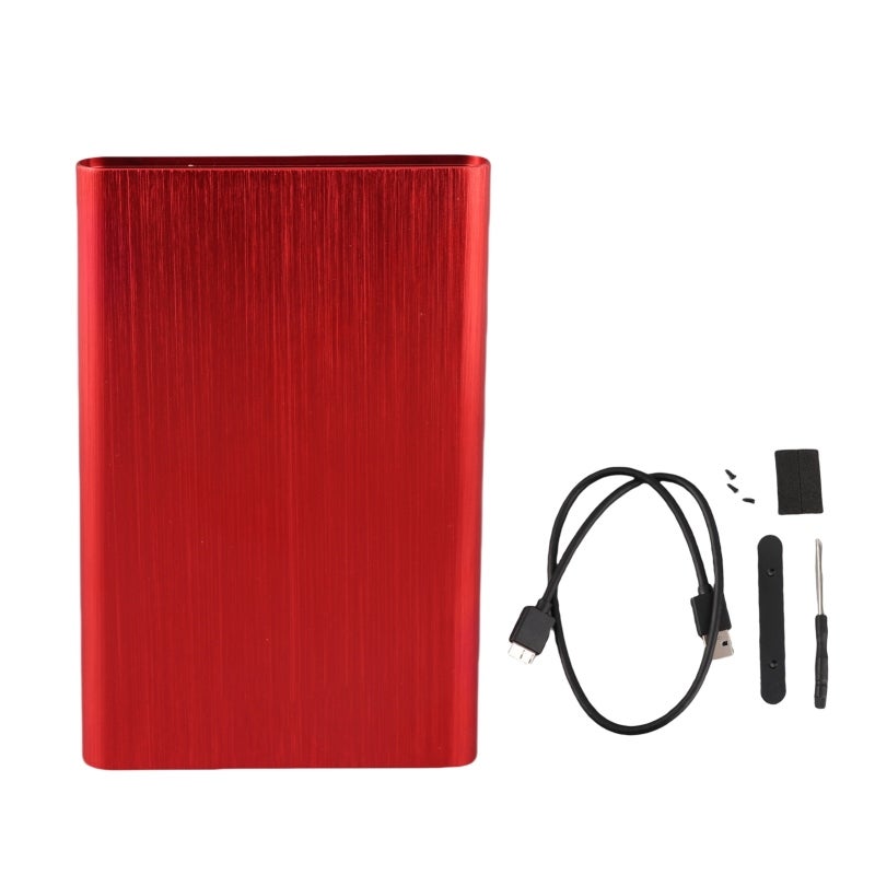 External SSD Enclosure USB 3.0 6Gbps 2.5-Inch SATA - 2TB Capacity High-Grade Aluminum Alloy Enclosure with LED Indicator for Mechanical Hard Disk - Image 1