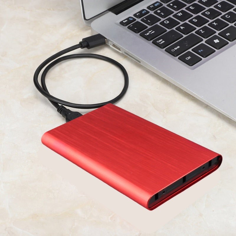 External SSD Enclosure USB 3.0 6Gbps 2.5-Inch SATA - 2TB Capacity High-Grade Aluminum Alloy Enclosure with LED Indicator for Mechanical Hard Disk - Image 4