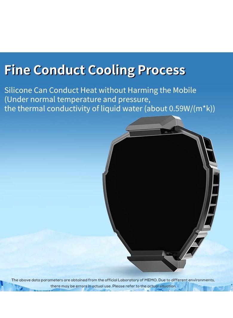 KATGE Phone Cooler, Mobile Cooling Fan without Noise, Cellphone Radiator for Mobile Games, Streaming, Tiktok - Image 5