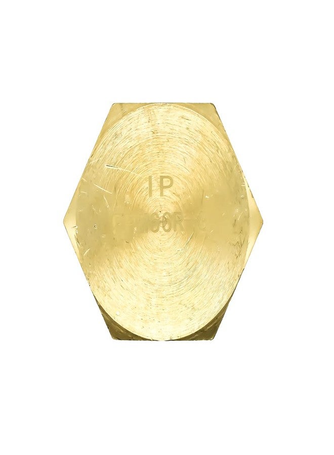 Interstate Pneumatics FPM66R-3 Brass Flat Hex Manifold - in-Out 3/8 Inch NPT Female 3 Way Outlet - Image 2
