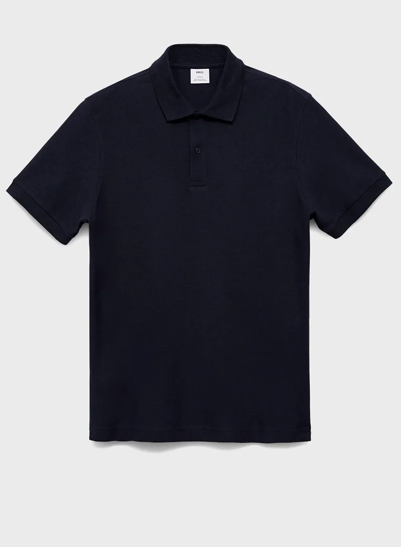Mango Man Essential Pique Polo