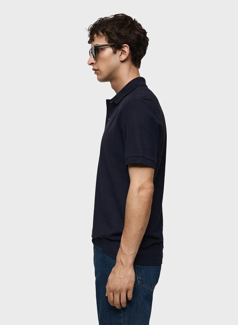 Mango Man Essential Pique Polo