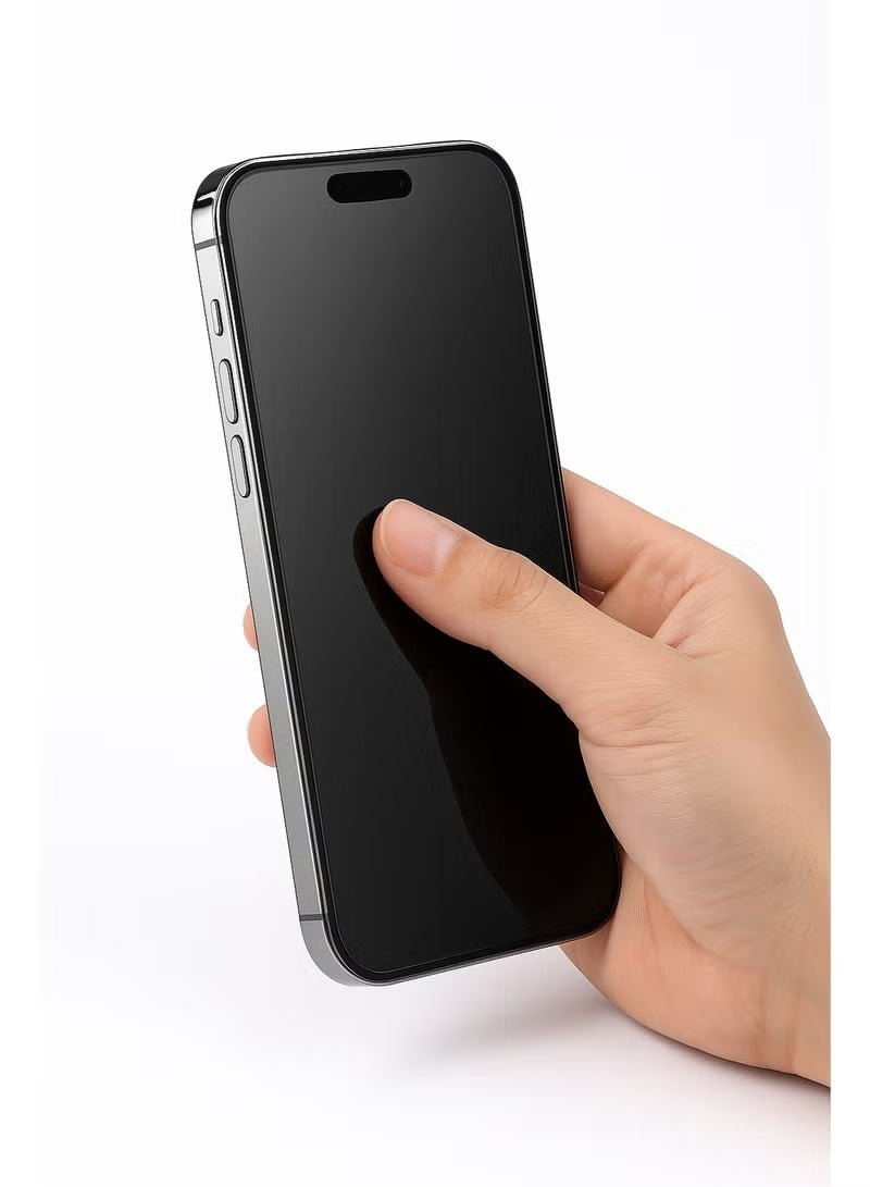 YESIDO TG27 Privacy Protective Glass for iPhone 17 air – Anti-Spy, Black Edges, Ultra Clarity, 9H Hardness