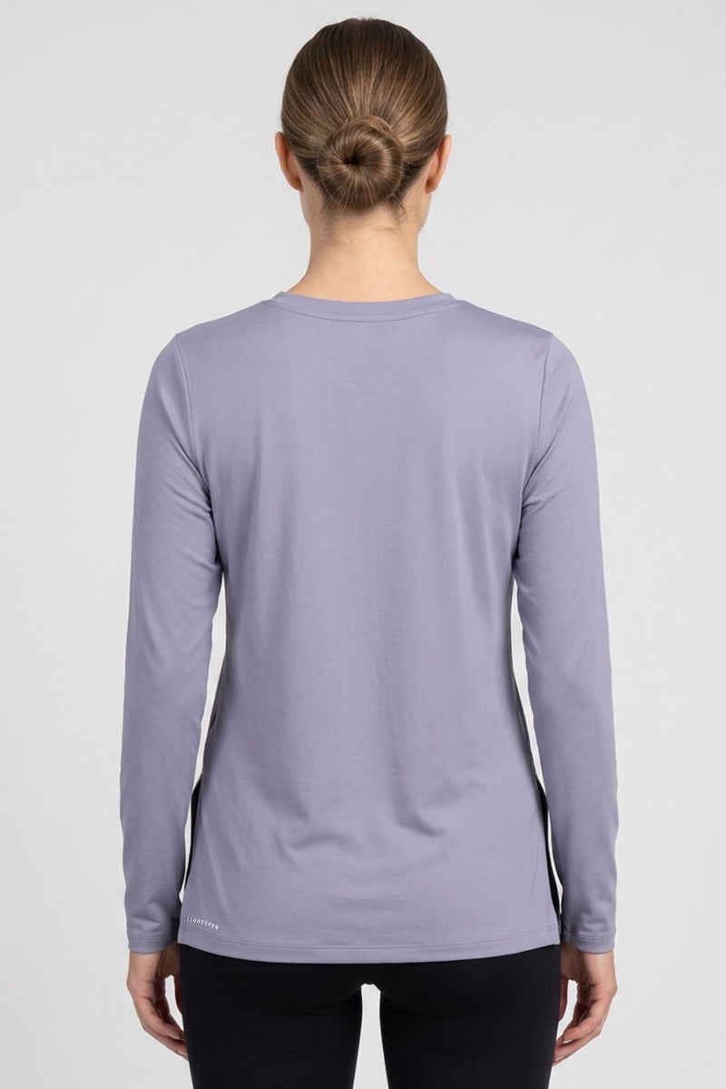 PUMA Women Oversized Fit Long Sleeve Training T-Shirt, Violet - Image 2