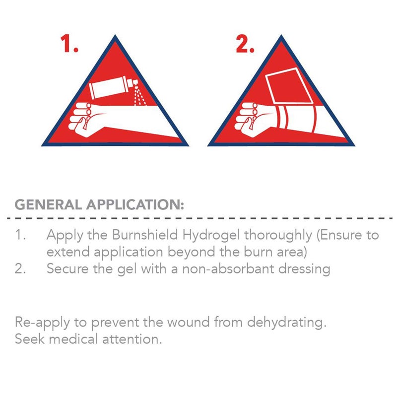Burnshield Sterile Trauma Fire Burn Hydrogel Spray Bottle - 1.8 oz - Image 4