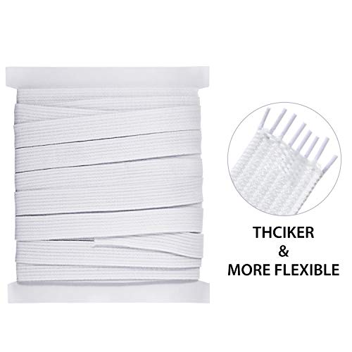 Shappy Elastic for Sewing Knit Elastic Band(1/2 Inch X 11 Yards,White) - Image 4