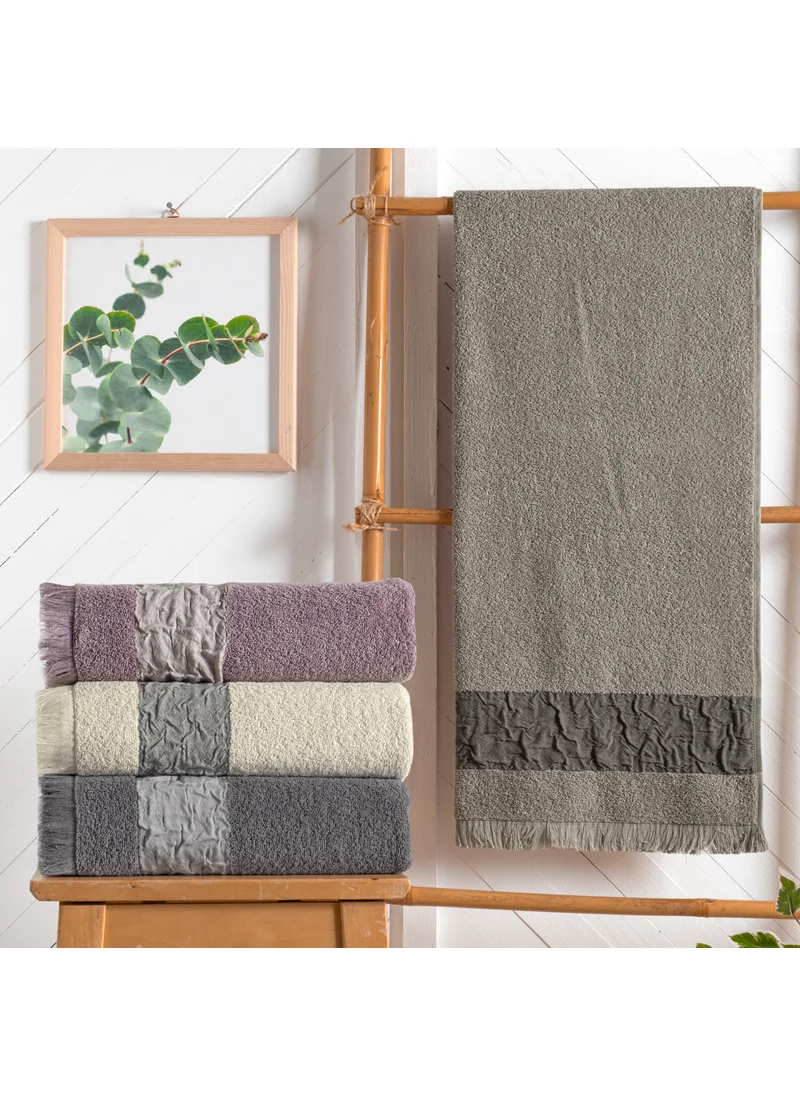 شيفر Crepe Dobby Towel 50X90 Cm-Grey