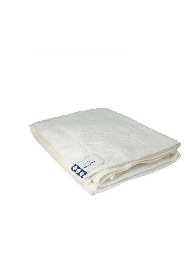 Cannon Rhombus Soft and Super Absorbent Bath Sheet White 100 x 150 cm CN RM100X150-MSH - Image 2