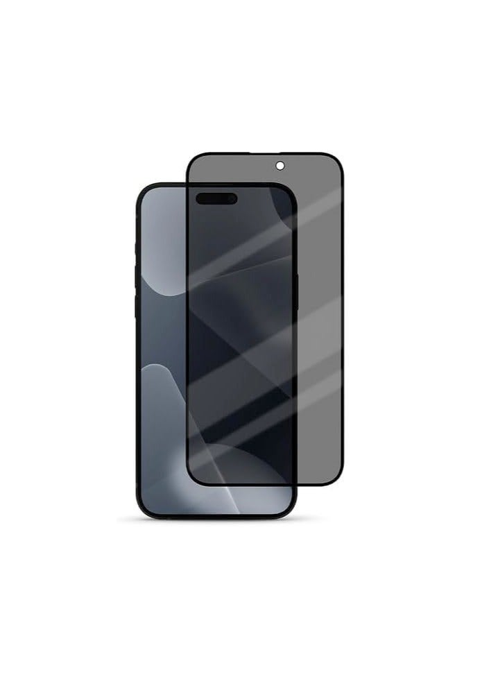 LEDIN Privacy Glass for iPhone 15 Plus Screen Protector Anti-Spy Tempered Glass Film 9H Hardness Scratch Resistant Bubble Free Anti Spy Tempered Glass - Image 2