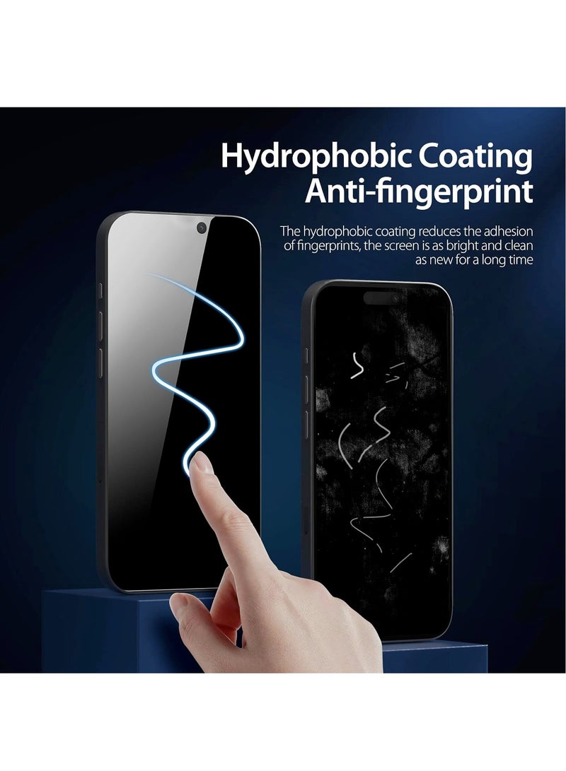 LEDIN Privacy Glass for iPhone 15 Plus Screen Protector Anti-Spy Tempered Glass Film 9H Hardness Scratch Resistant Bubble Free Anti Spy Tempered Glass - Image 5