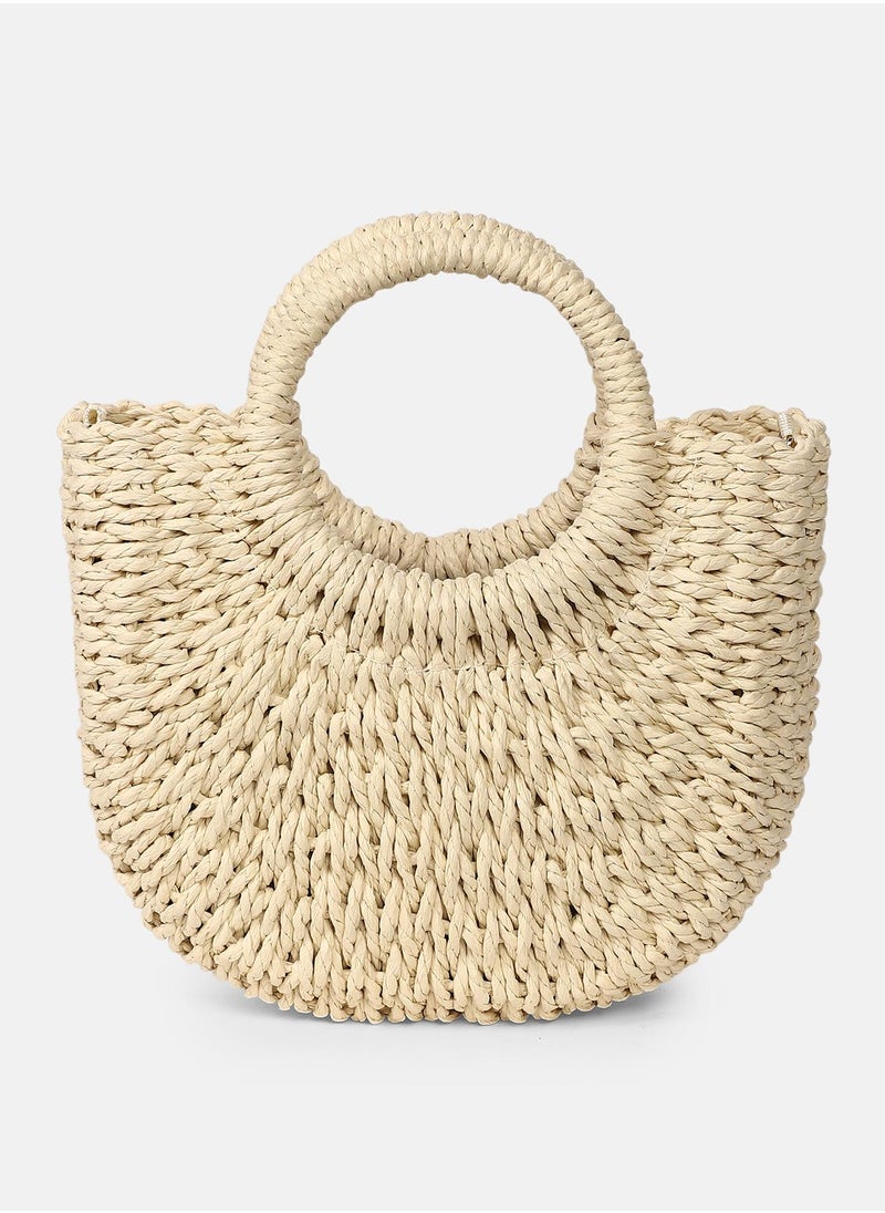 Haute Sauce - The Bow-Straw Hand Bag - Image 1