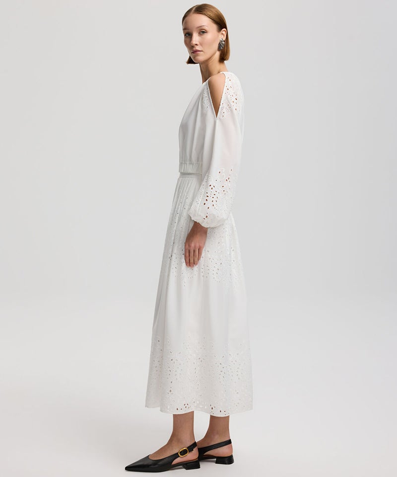 Ipekyol Broderie Anglaise Skirt - Image 2