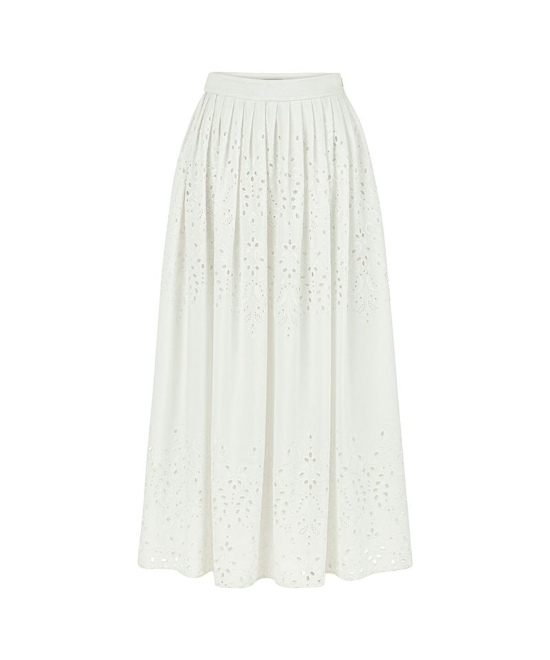 Ipekyol Broderie Anglaise Skirt - Image 5
