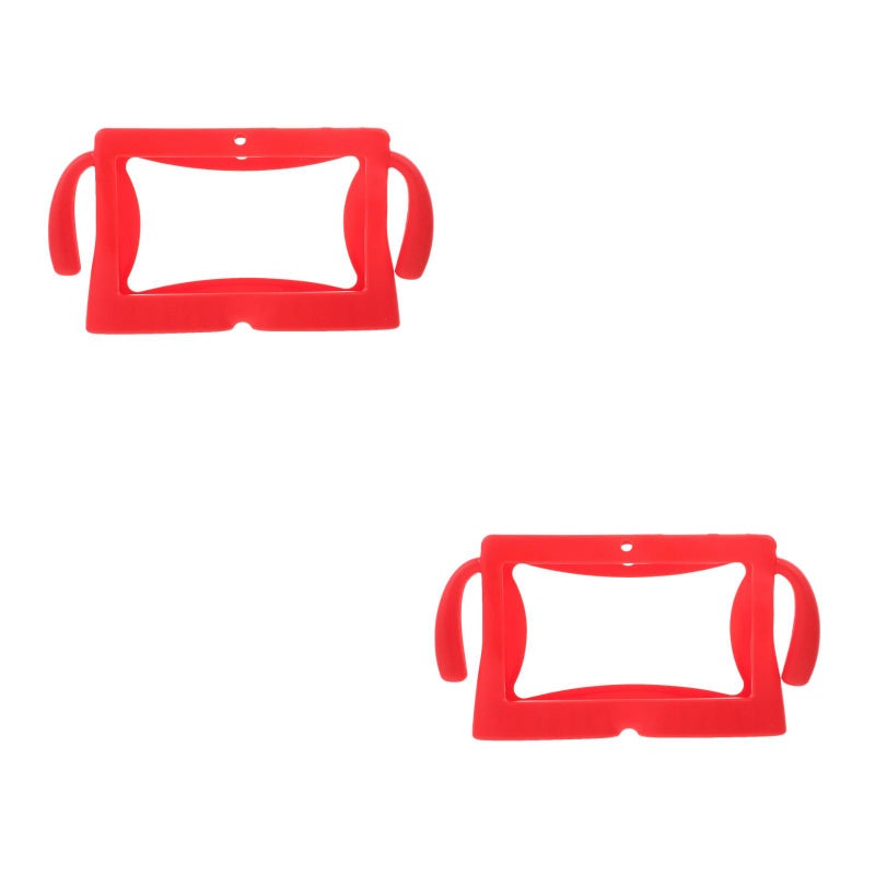 2pcs 7 Inch Silicone Gel Cover Case for Q88 Kids Children Tablet PC (Sky ) - Image 4