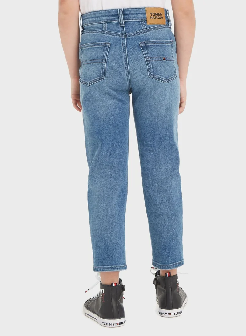 TOMMY HILFIGER Kids Straight Fit Jeans