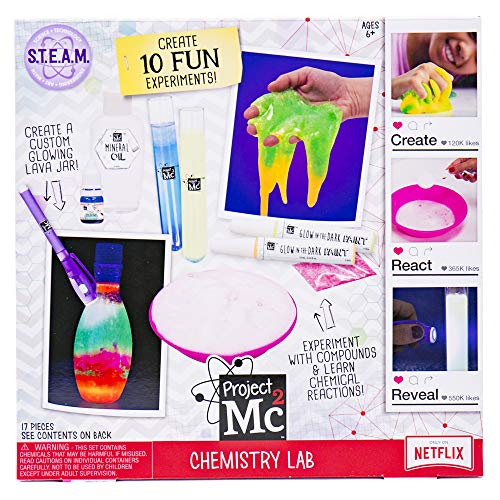 Project MC2 Chemistry Lab STEM Science Kit AtHome STEM Kits For Kids Age 6 And Up Chemistry Experiments Science Parties for Kids DIY Lava - Image 1